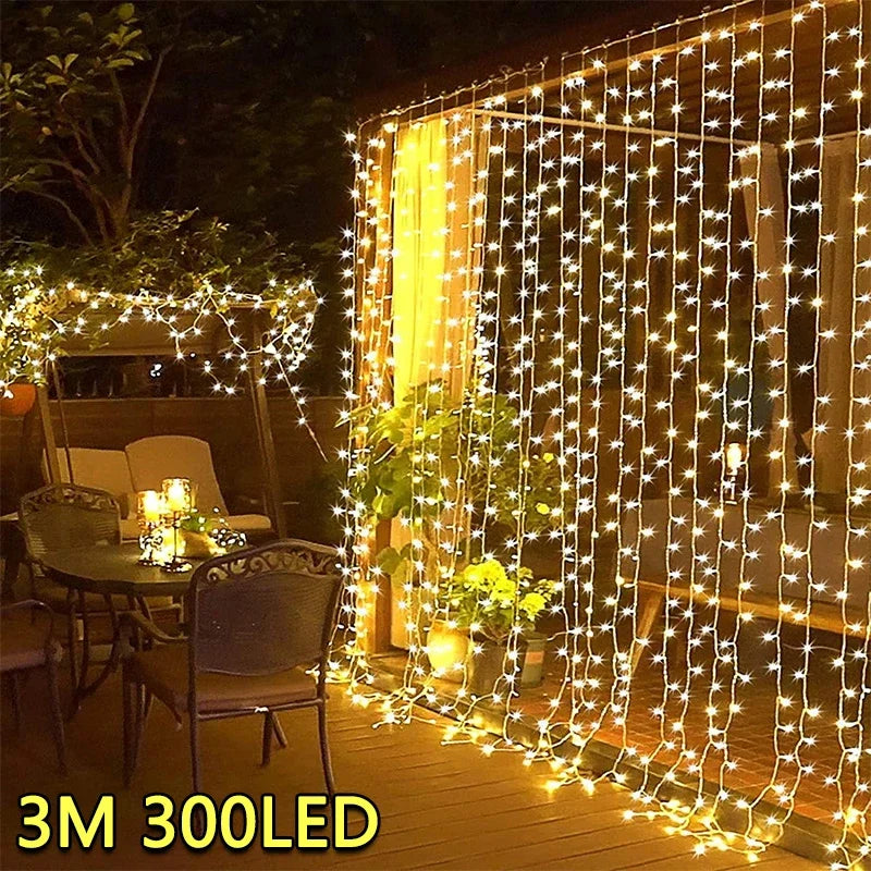 LED-ljusgardin 3 m